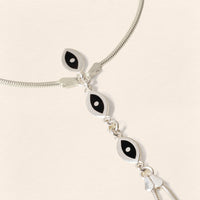 Göz Şahmeran Siyah Silver