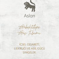 Siyah İnci Aslan Telkari Unisex Yüzük