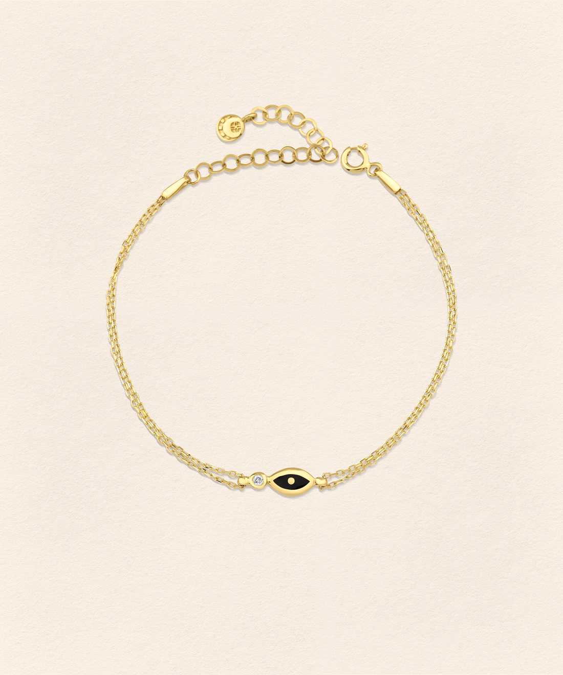 Göz Pırlanta Altın Bilezik