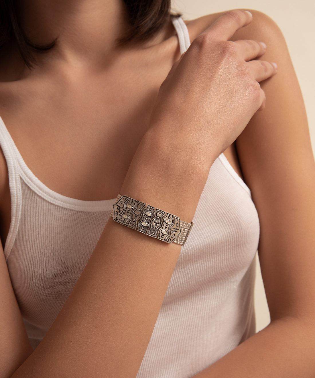 Göbeklitepe Bilezik Silver