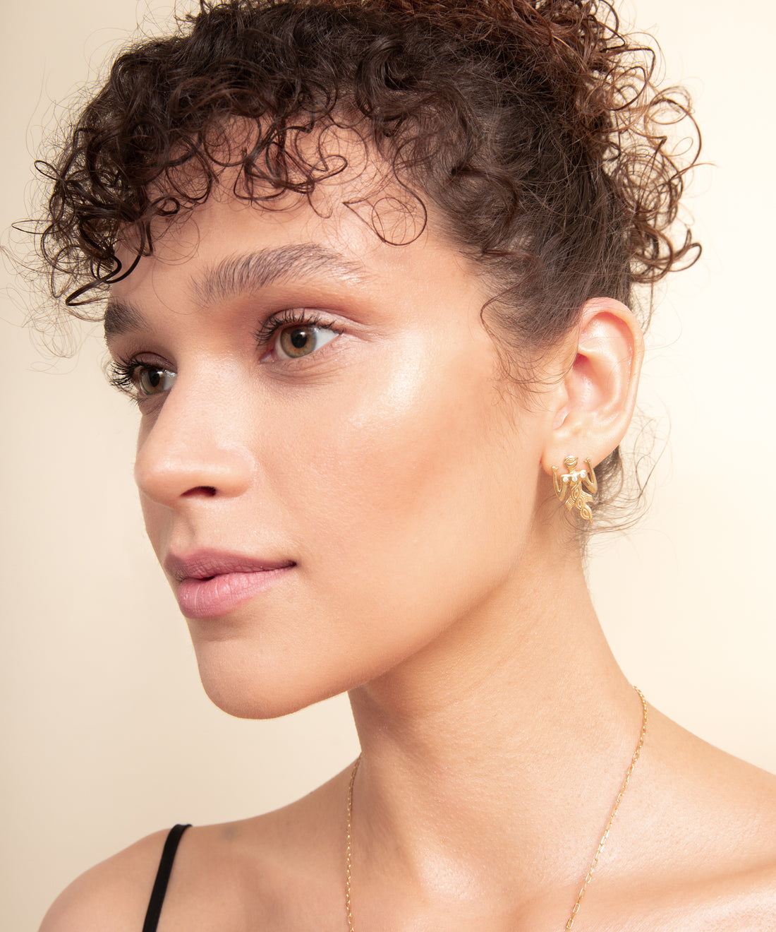 Birdman Altın Küpe Vidalı