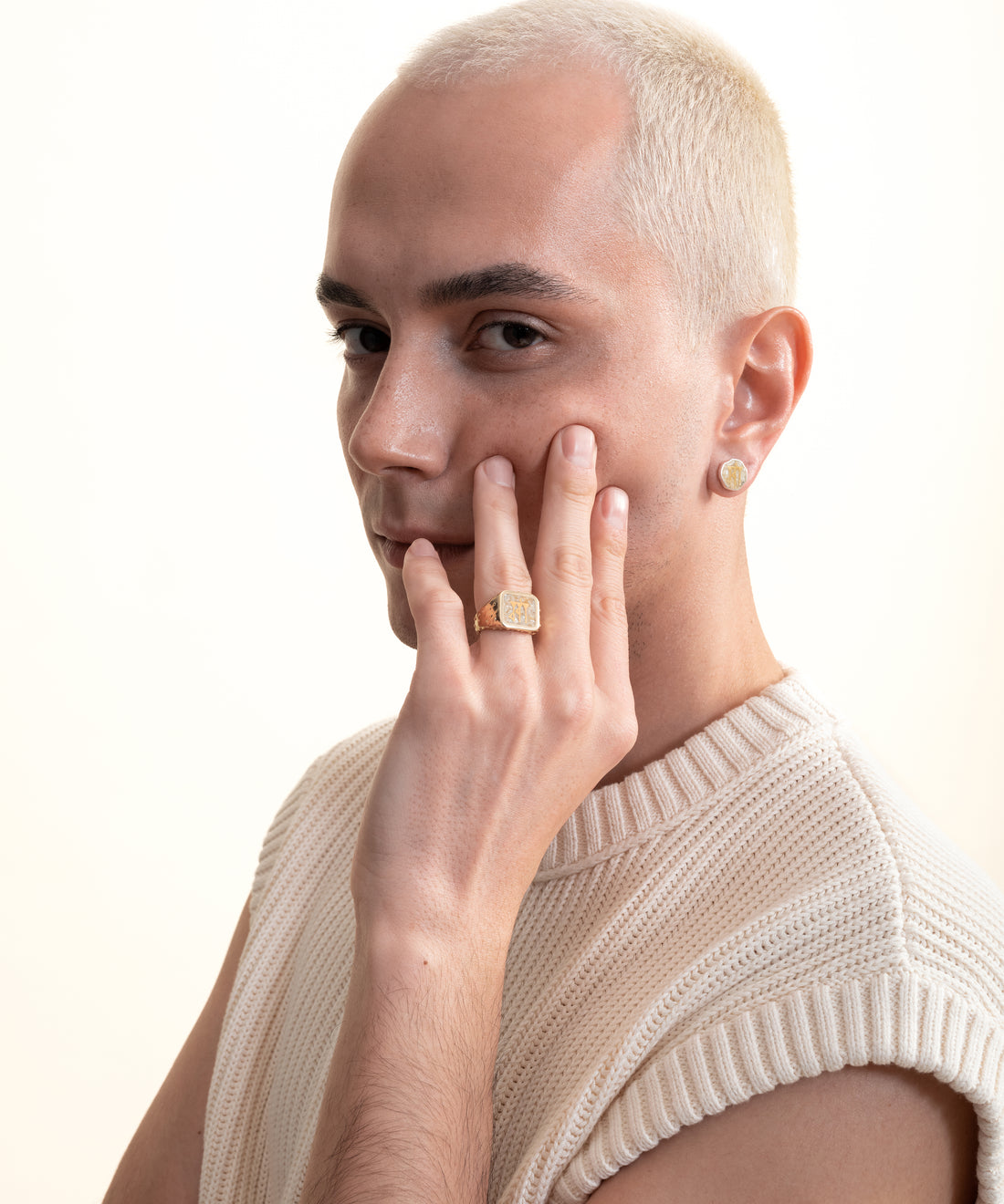 Sümer İnci Mozaik Aşk Küpe