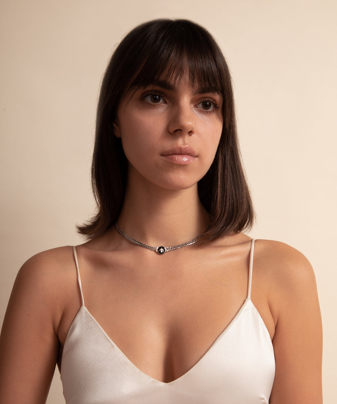 Alka Zincir Kolye Silver