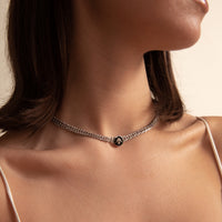 Alka Zincir Kolye Silver