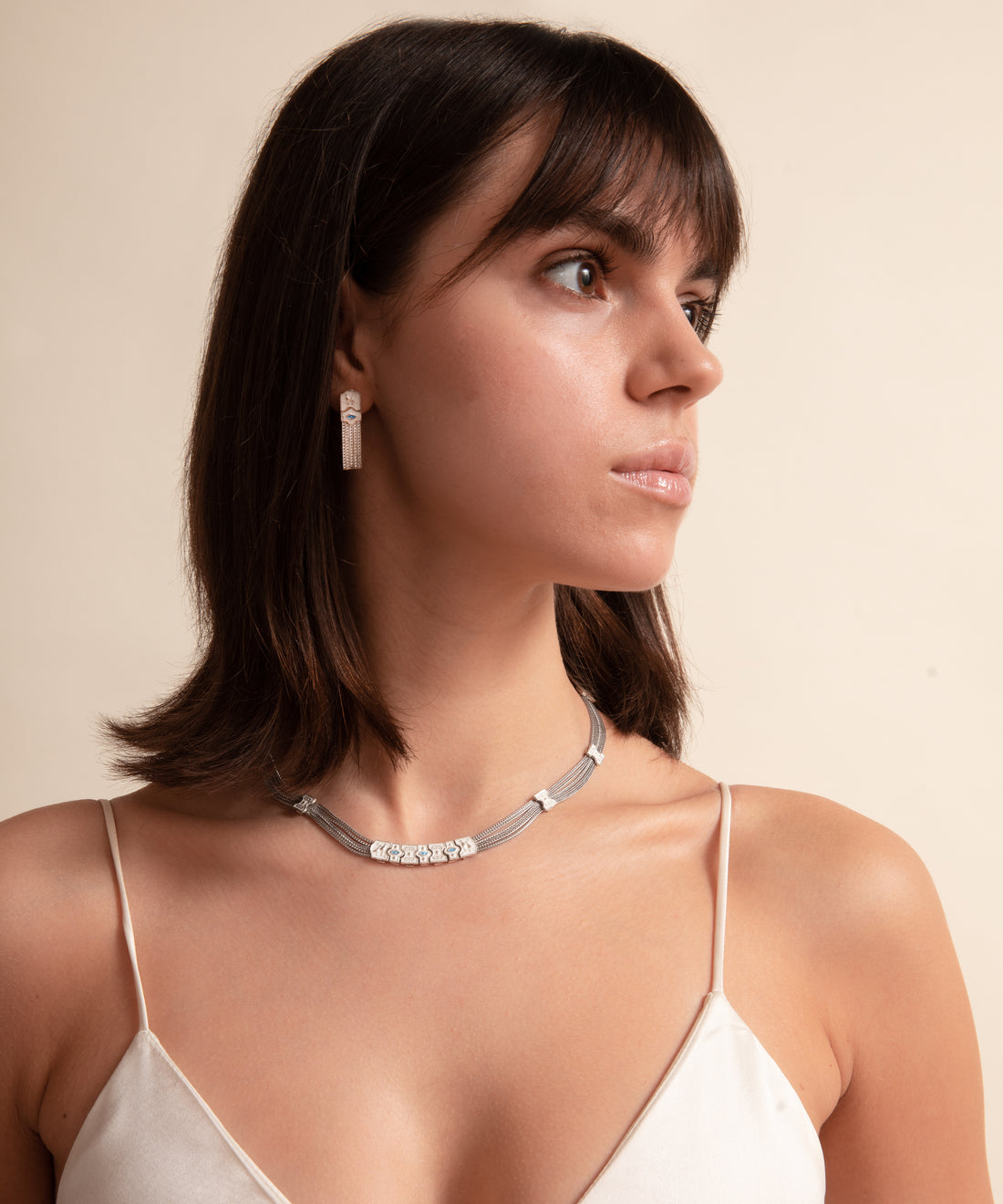 Göbeklitepe Küpe Silver