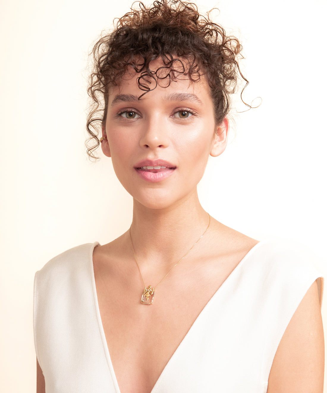 Birdman Kristal Altın Kolye Küçük