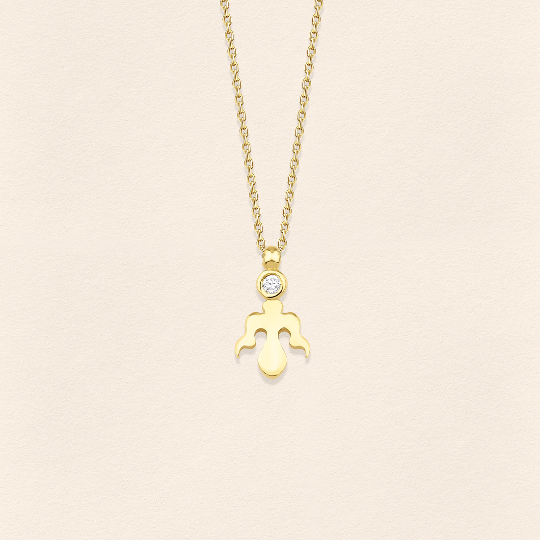 Alka Pırlanta Altın Kolye