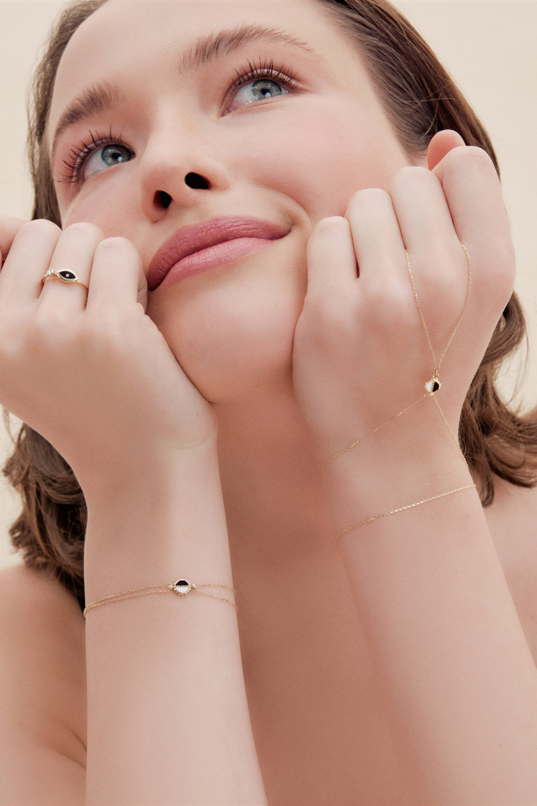 Göz Pırlanta Altın Yüzük