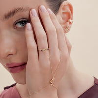 Adel Ametist Altın Yüzük