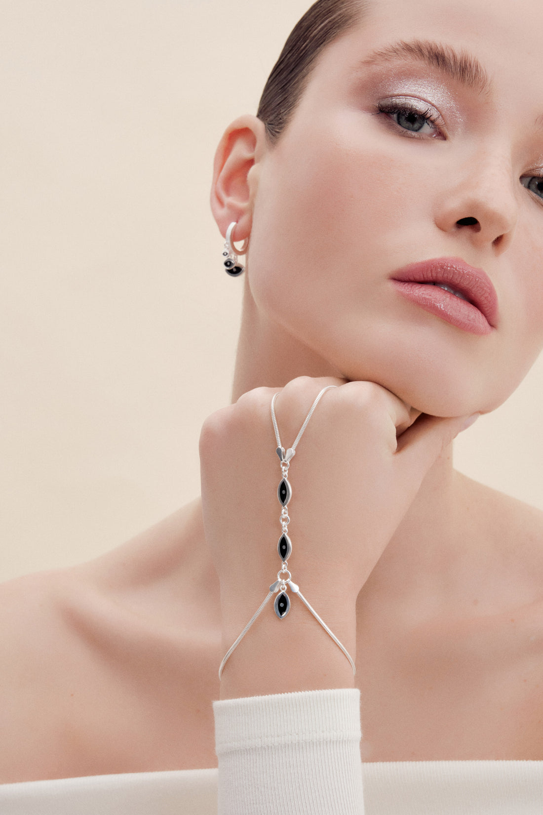 Nazar Şahmeran Küpe Set l