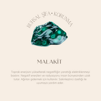 Malakit Turna Telkari Yüzük Silver - Erkek
