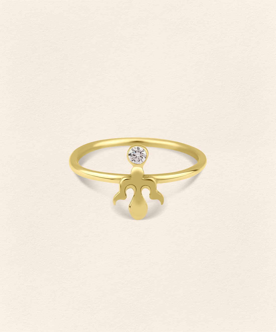 Alka Pırlanta Altın Yüzük