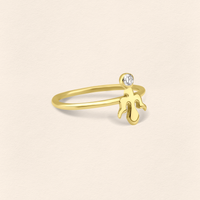 Alka Pırlanta Altın Yüzük