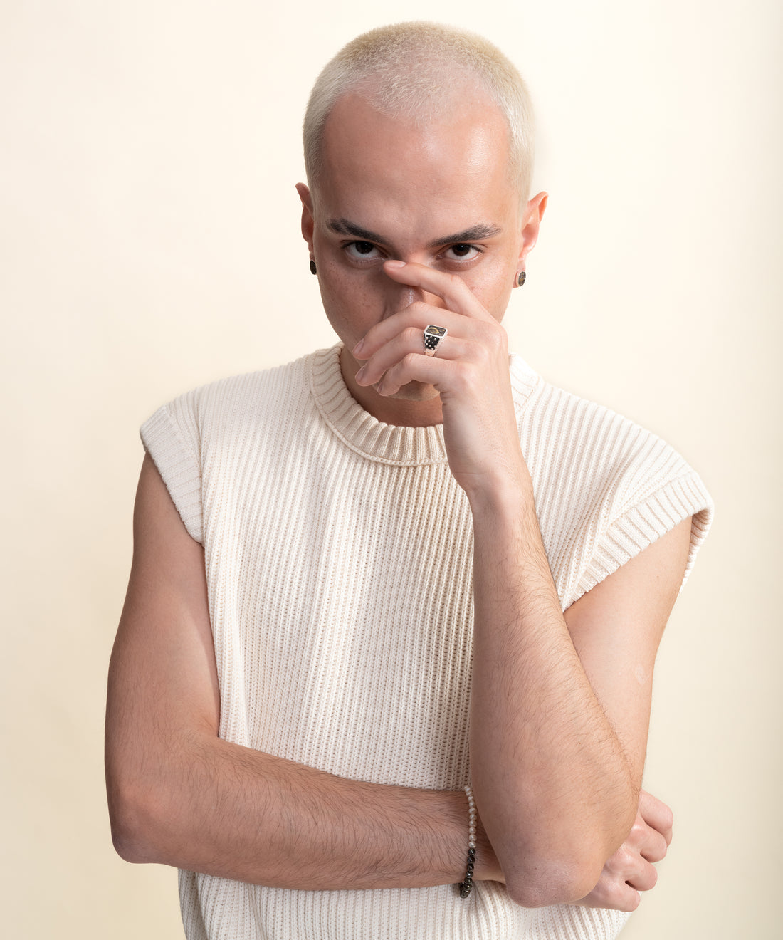 Sümer İnci Mozaik Bereket Küpe