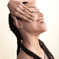 Sümer Azurit Mozaik Yaşam Enerjisi Altın Yüzük