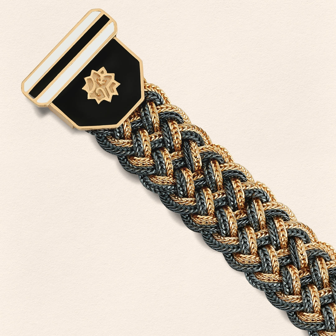 Adel Çift Örgü Bilezik