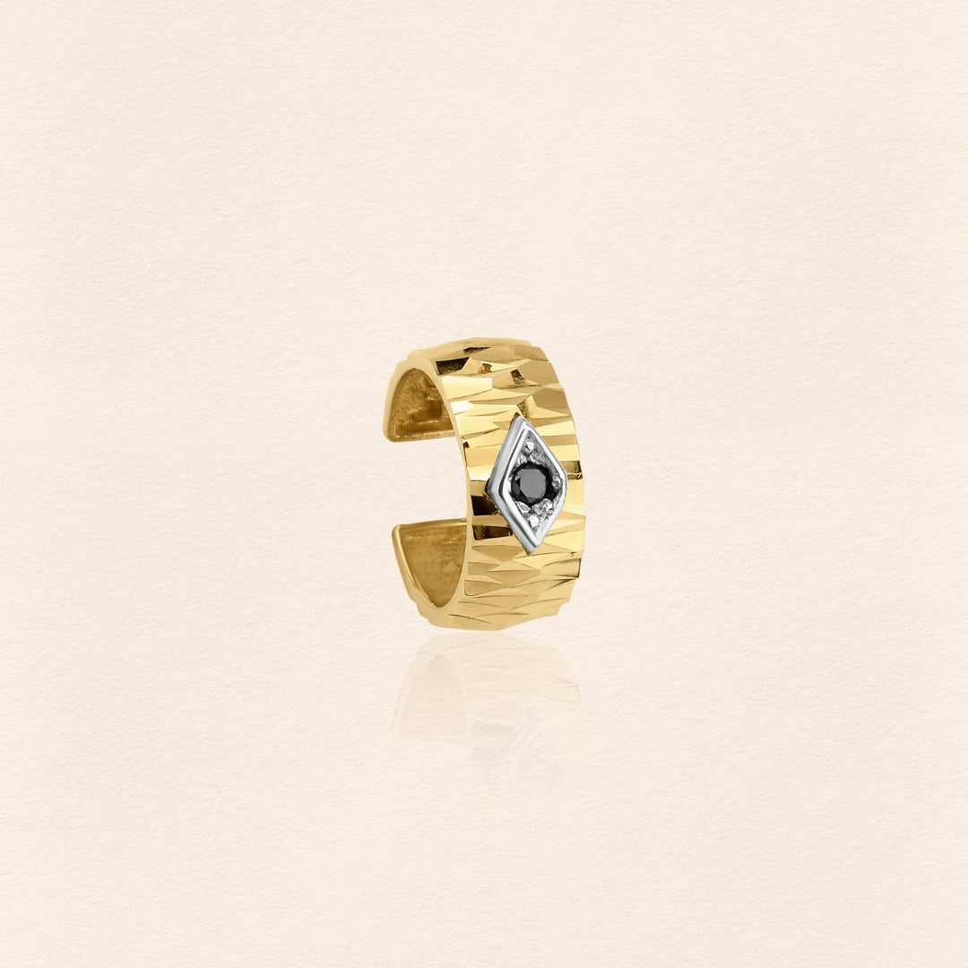 Elmas Sembol Altın Kulak Halkası