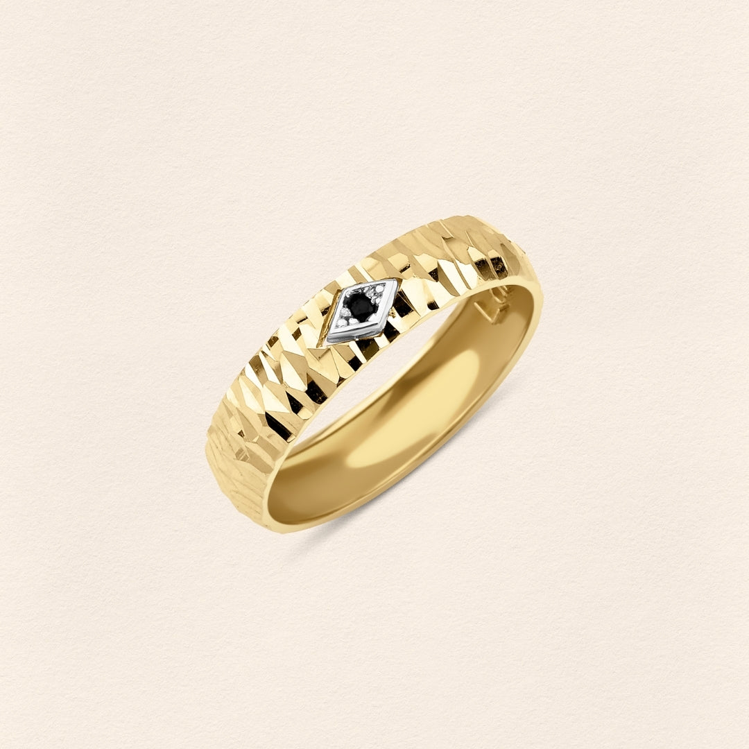 Elmas Sembol Altın Yüzük