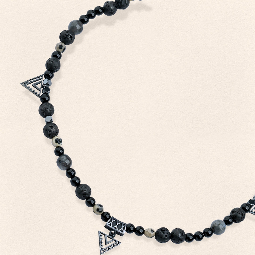 Anu Boncuklu Kolye Silver