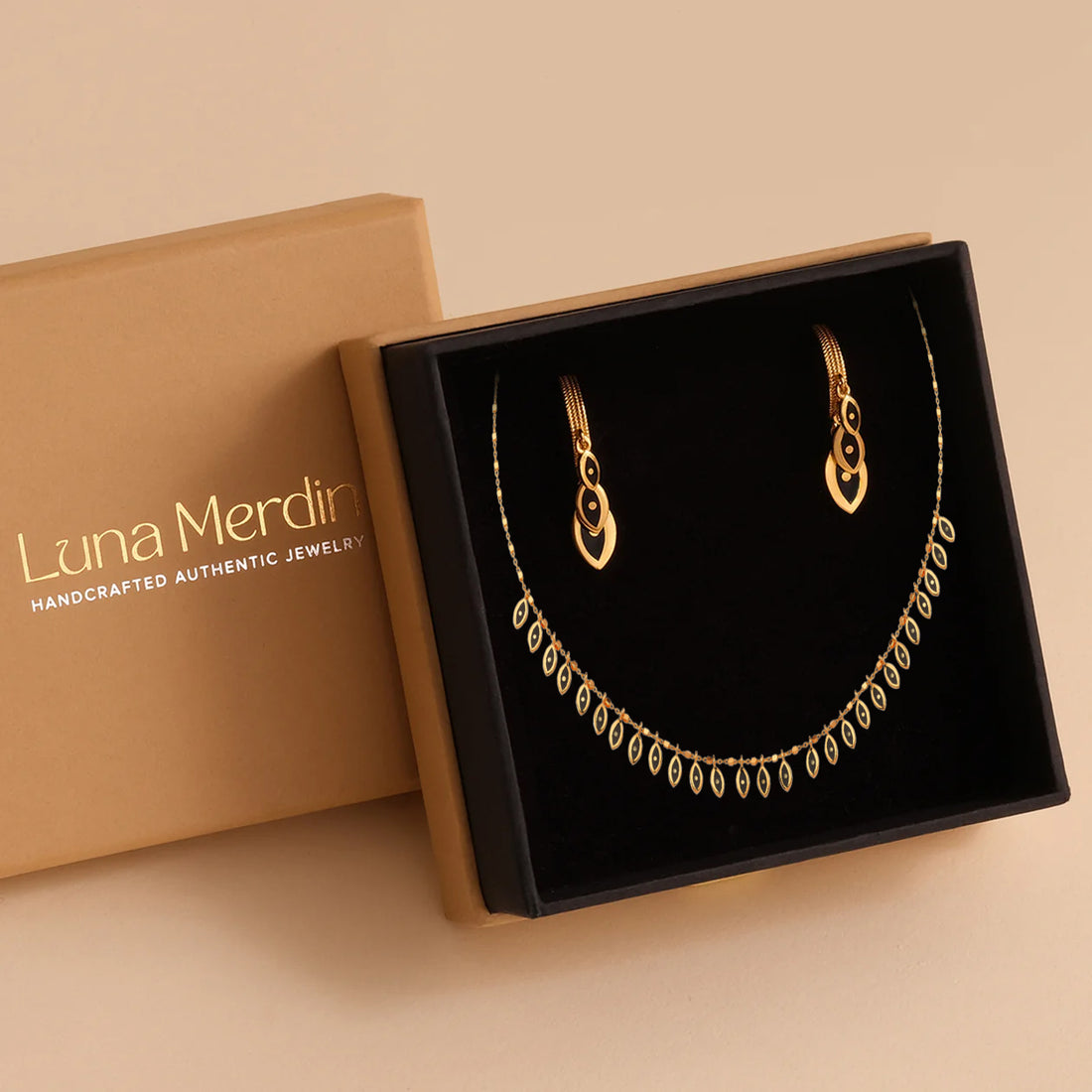 Nazar Kolye Küpe Set