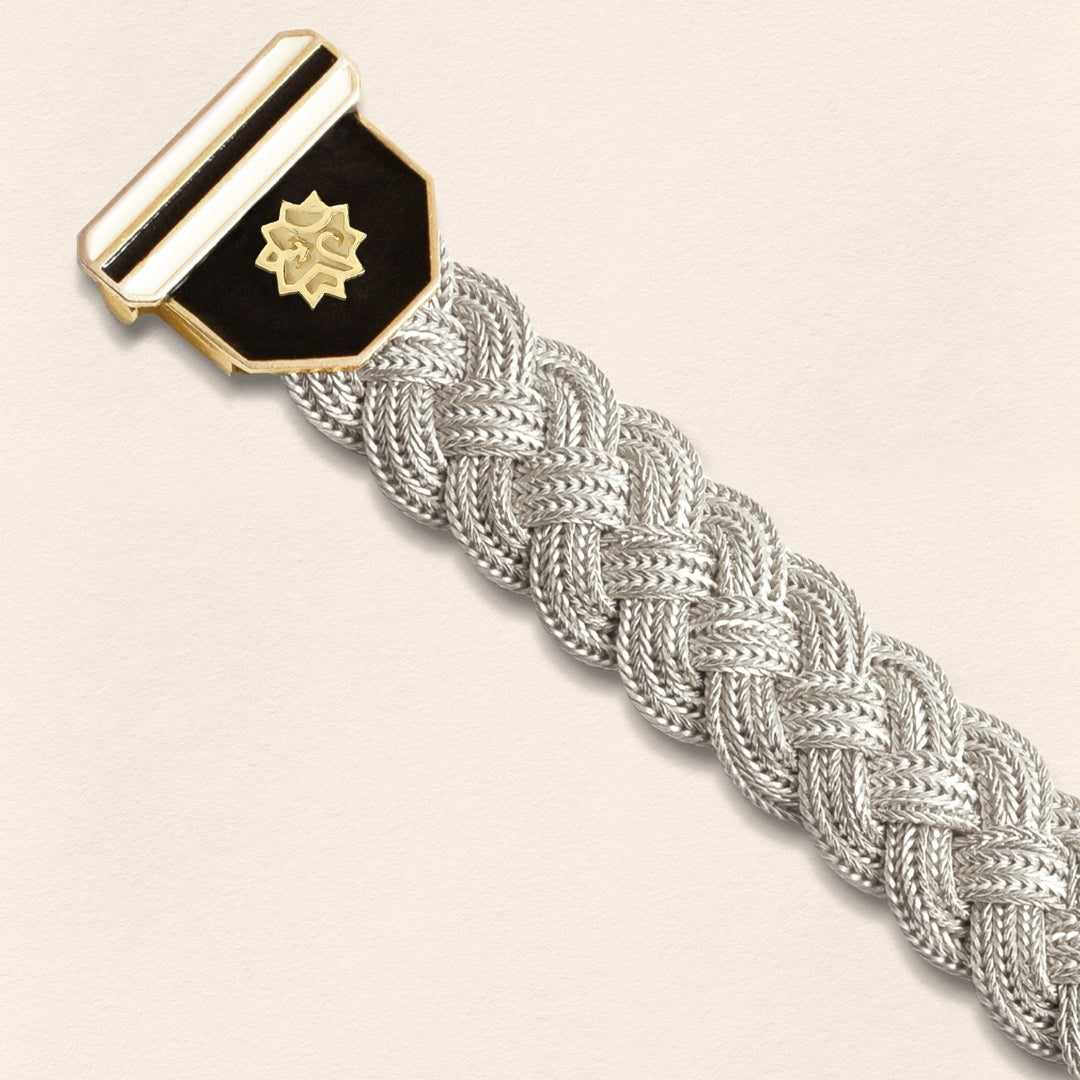 Adel Örgü Bilezik Silver