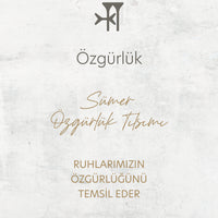 Sümer Turkuaz Özgürlük Kolye Ucu Charm