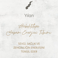 Yılan Kristal Telkari Altın Yüzük