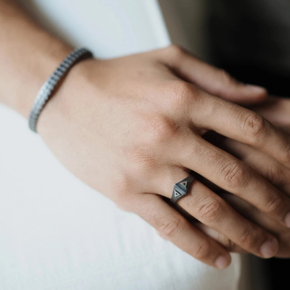 Anu Yüzük İkili Silver