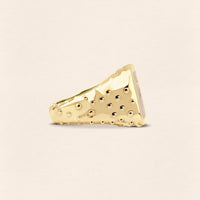 [ORTAK] Sümer İnci Mozaik Aşk Altın Unisex Yüzük yakın plan görünüm