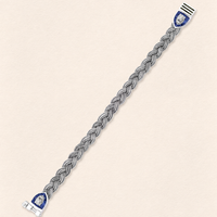 Asur Aslanı Lapis&Azurit Örgü Bilezik
