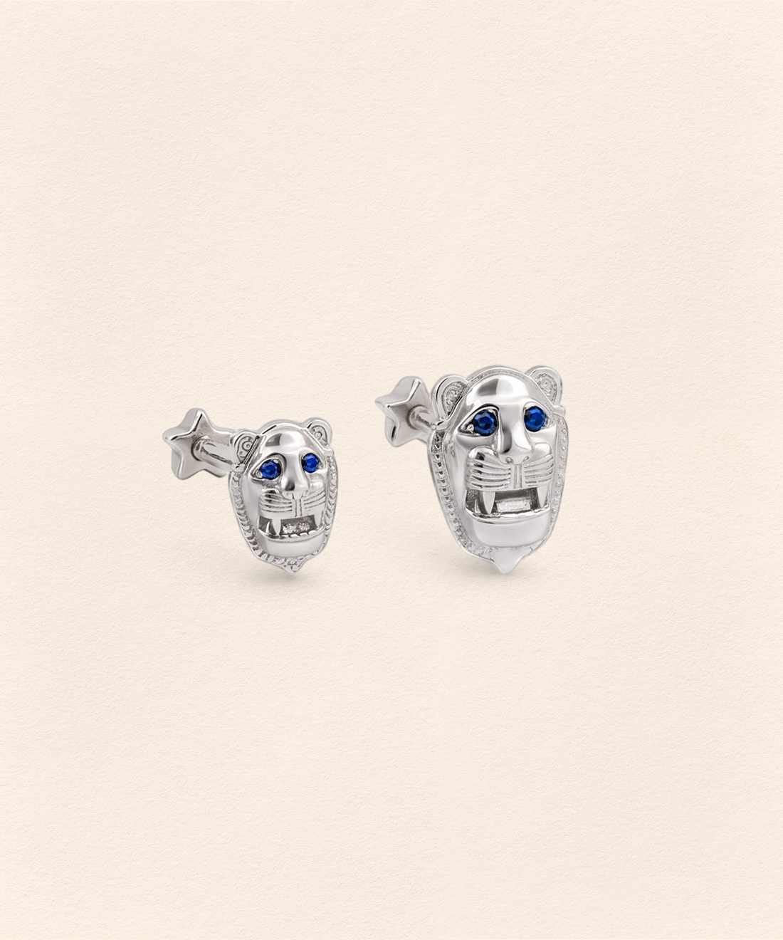 Asur Aslanı Safir Piercing