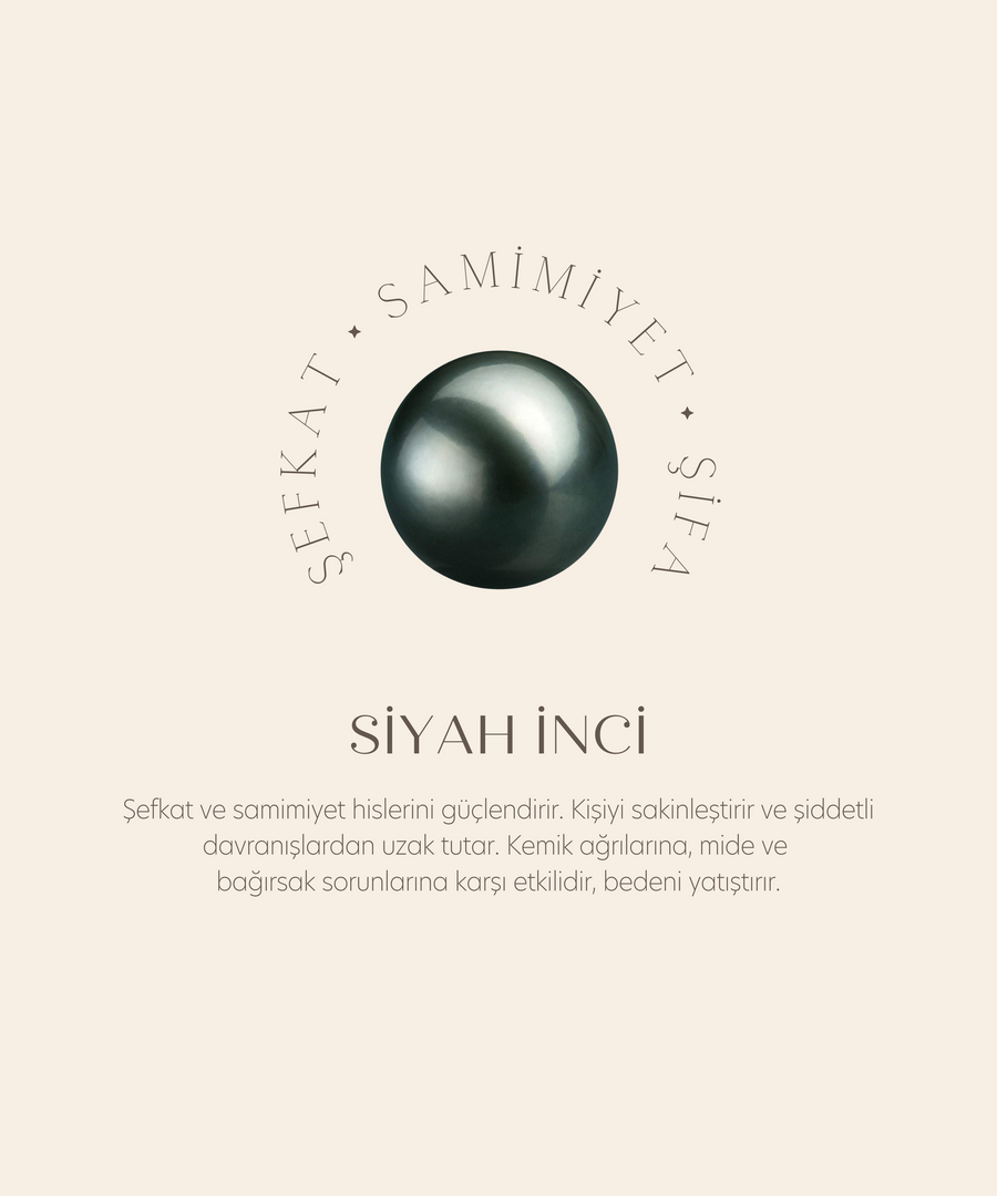 Siyah İnci Aslan Telkari Yüzük Çift Set