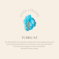 [ORTAK] Turkuaz Tilki Telkari Unisex Yüzük yakın plan görünüm