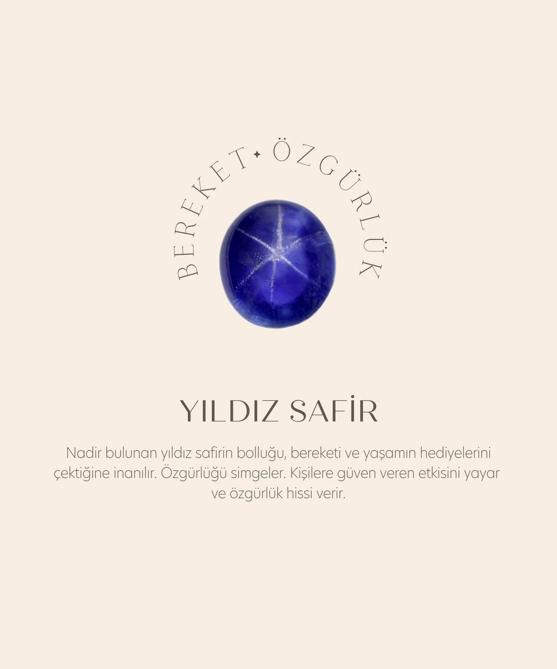 Asur Aslanı Safir Piercing