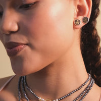 Sümer İnci Mozaik Bereket Küpe