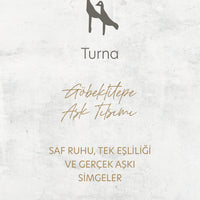 Lapis Turna Telkari Yüzük Çift Set